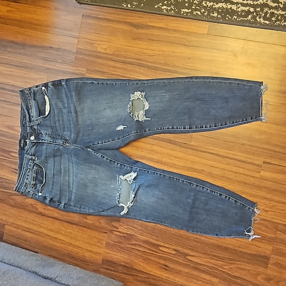 Judy blue distressed high knee JB8877 14w